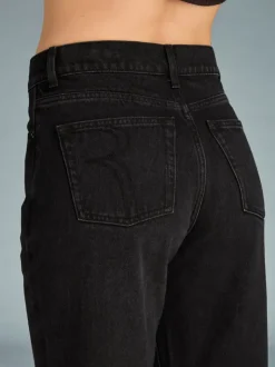 Rouje Denim|Straight-leg Jeans<ABBESSES Jeans DENIM NOIRSTONESIMPLE