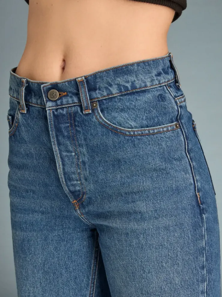 Rouje Denim|Straight-leg Jeans<ABBESSES Jeans DENIM INDIGOORIGINAL