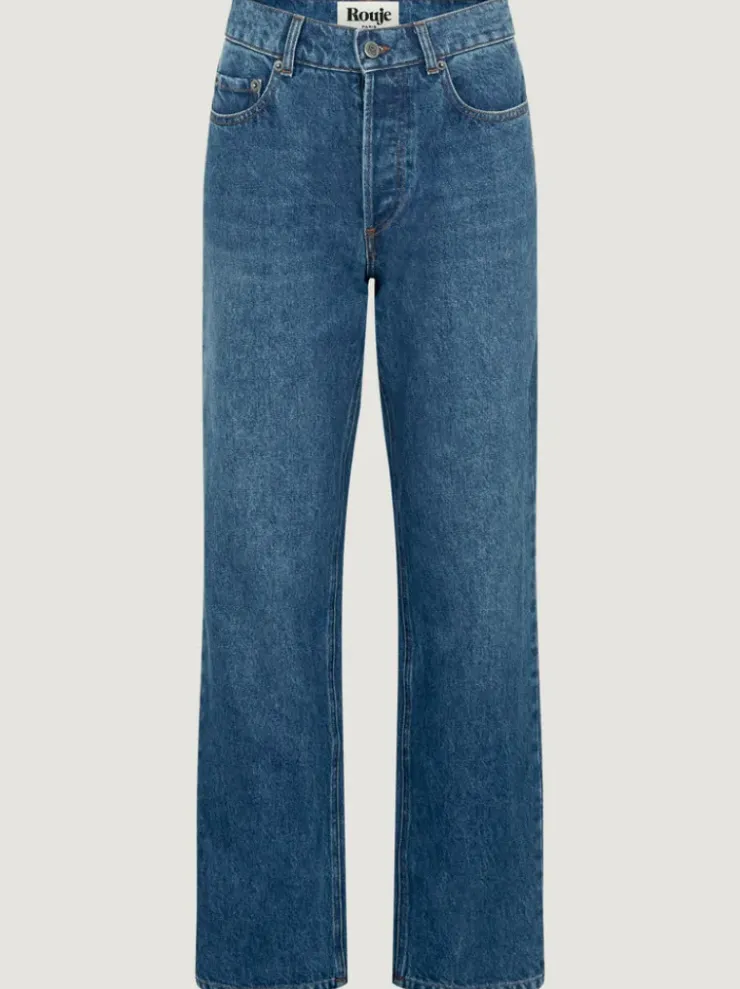 Rouje Denim|Straight-leg Jeans<ABBESSES Jeans DENIM INDIGOORIGINAL