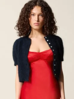 Rouje Knits<ABELINA cardigan Uni Marine