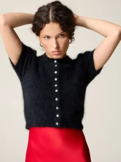 Rouje Knits<ABELINA cardigan Uni Marine