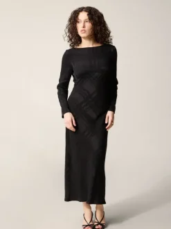 Rouje Dresses<ABIA dress Black Jacquard