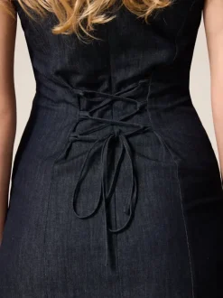 Rouje Dresses<ALBERTA dress DENIM INDIGO