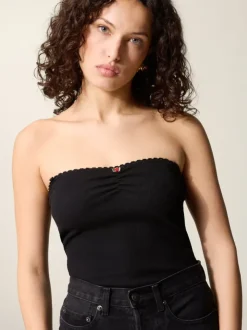 Rouje Tops<ALEXA Tank top Uni Noir