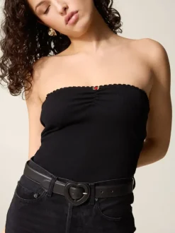Rouje Tops<ALEXA Tank top Uni Noir