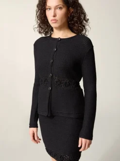Rouje Knits<ANGELIA cardigan Uni Noir