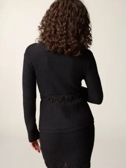 Rouje Knits<ANGELIA cardigan Uni Noir