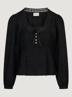 Rouje Tops<ANNETTE shirt Uni Noir