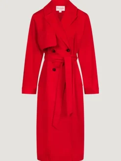 Rouje Jackets & Coats<ARCHIBALD trench coat Uni Rouge