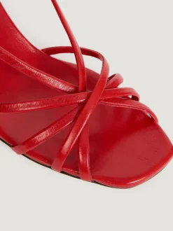 Rouje Shoes<ARLESIENNE sandals UNI VERMILLON