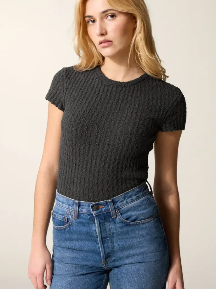 Rouje Tops|Knits<AURELIO Sweater Texture Plomb