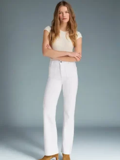 Rouje Denim|Flare Jeans<BELLEVILLE Jeans Uni Blanc