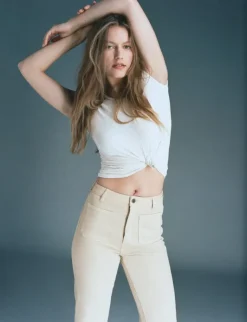 Rouje Denim|Flare Jeans<BELLEVILLE Jeans Uni Crème