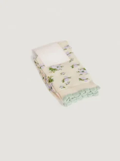Rouje Lifestyle<BETSY socks Bouquet Hiver Ecru