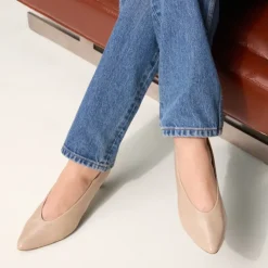 Rouje Shoes<BIMBA pumps Vernis Beige