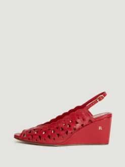 Rouje Shoes<BORDELAISE Sandals Cuir Rouge