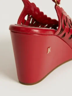 Rouje Shoes<BORDELAISE Sandals Cuir Rouge