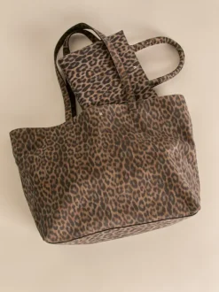 Rouje Bags<CABAS bag Croute Léopard