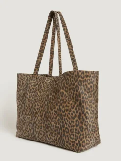 Rouje Bags<CABAS bag Croute Léopard