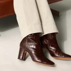 Rouje Shoes<CELESTE boots Chocolat