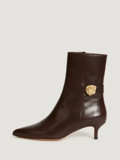 Rouje Shoes<CHICA boots Cuir Chocolat