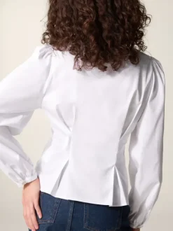 Rouje Tops<CLAUDINE shirt Uni Blanc