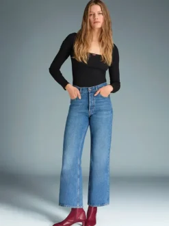 Rouje Denim|Flare Jeans<CONCORDE Jeans Uni Indigo Double Stone