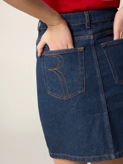 Rouje Skirts<DENISETTE Skirt UNI BRUT
