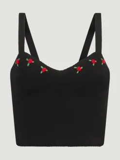 Rouje Tops<DERRY top Uni Noir
