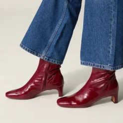 Rouje Shoes<DORIA ankle boots Vernis Bordeaux