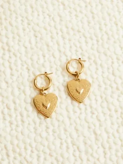Rouje Jewelry<EMILIE earrings Uni Doré Vieilli