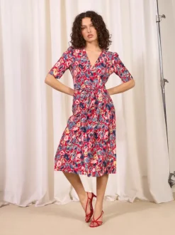 Rouje Dresses<GABIN dress FLORALGARDEN ROUGE