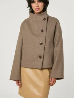 Rouje Jackets & Coats<GEDEON coat Uni Taupe