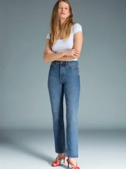 Rouje Denim|Straight-leg Jeans<GERMAIN Jeans UNI INDIGOORIGINAL