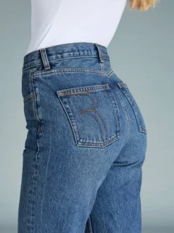 Rouje Denim|Straight-leg Jeans<GERMAIN Jeans UNI INDIGOORIGINAL