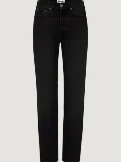 Rouje Denim|Straight-leg Jeans<GERMAIN Jeans Uni Black Stone Simple