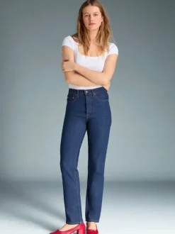 Rouje Denim|Straight-leg Jeans<GERMAIN Jeans UNI BRUT