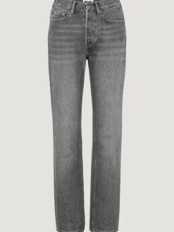 Rouje Denim|Straight-leg Jeans<GERMAIN Jeans UNI NOIRVINTAGEWASH
