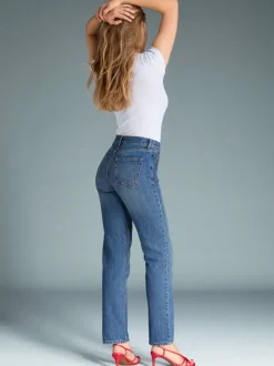 Rouje Denim|Straight-leg Jeans<GERMAIN Jeans Uni Indigo Double Stone
