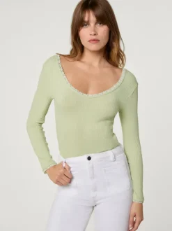 Rouje Tops<GIO T-Shirt Uni Vert
