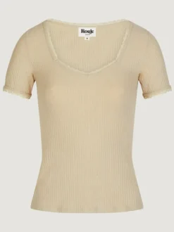 Rouje Tops<GIUIA T-shirt Crème