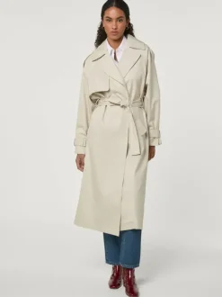 Rouje Jackets & Coats<GWENAELLE Trench GABARDINE FICELLE