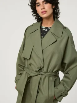 Rouje Jackets & Coats<GWENAELLE trench coat Uni Kaki