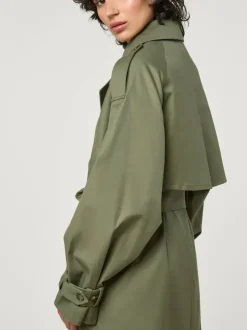 Rouje Jackets & Coats<GWENAELLE trench coat Uni Kaki