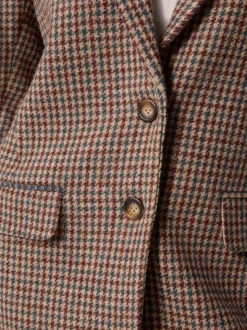 Rouje Jackets & Coats<JACQUES Jacket Pied De Poule Moutarde
