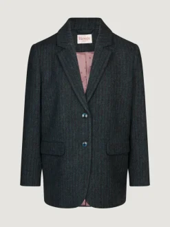 Rouje Jackets & Coats<JACQUES jacket Rayé Bleu