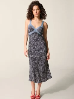 Rouje Dresses<JENNA dress BLEUET MARINE