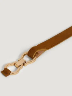 Rouje Belts<LAURE belt Suede Kaki