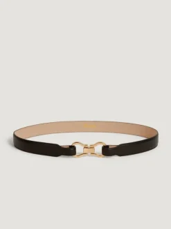 Rouje Belts<LAURE belt Cuir Noir