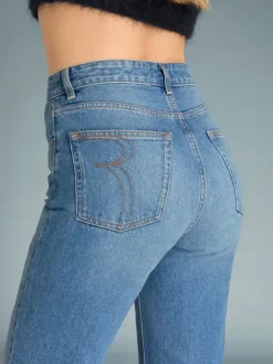 Rouje Denim|Flare Jeans<MADELEINE Jeans Indigo double stoneINDIGODOUBLESTONE